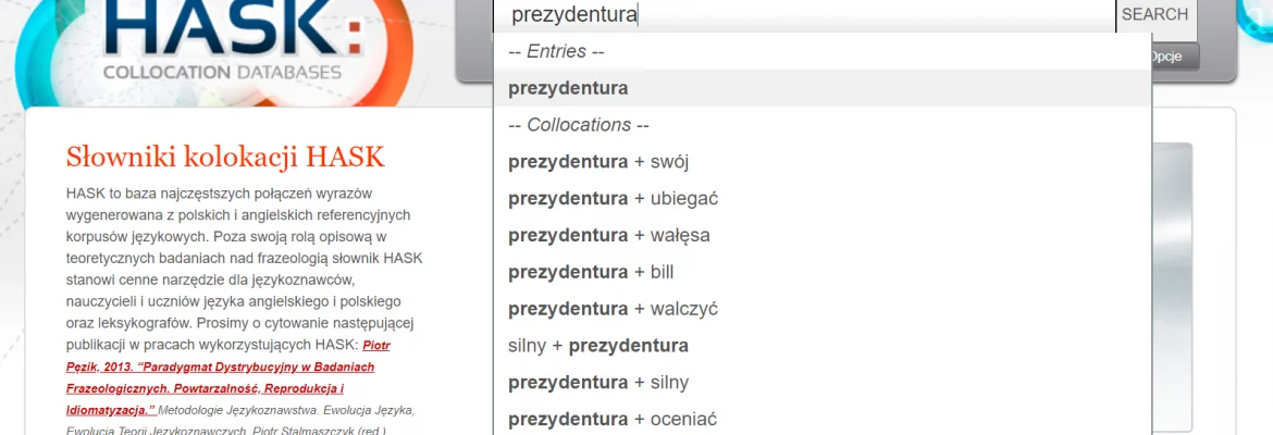 Jak wykorzystywać słownik kolokacji HASK i dlaczego ostrożnie?